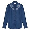 NN07 NN.07 JOE WESTERN-INSPIRED SHIRT DENIM