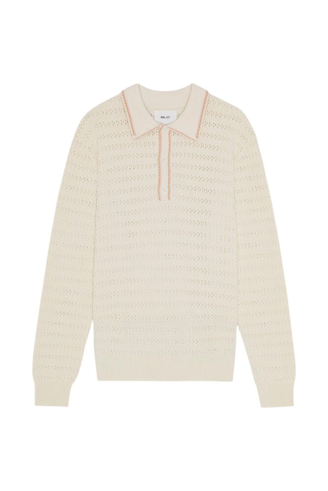 NN.07 JOSH ORGANIC COTTON POLO BEIGE