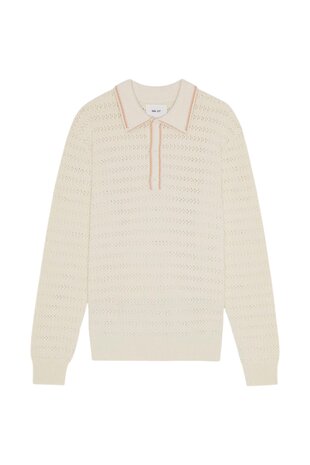 NN.07 JOSH ORGANIC COTTON POLO BEIGE