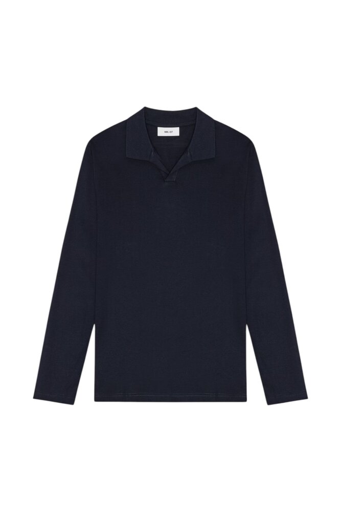 NN.07 PAUL LONGSLEEVE POLO MARINE