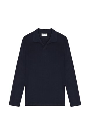 NN.07 PAUL LONGSLEEVE POLO MARINE
