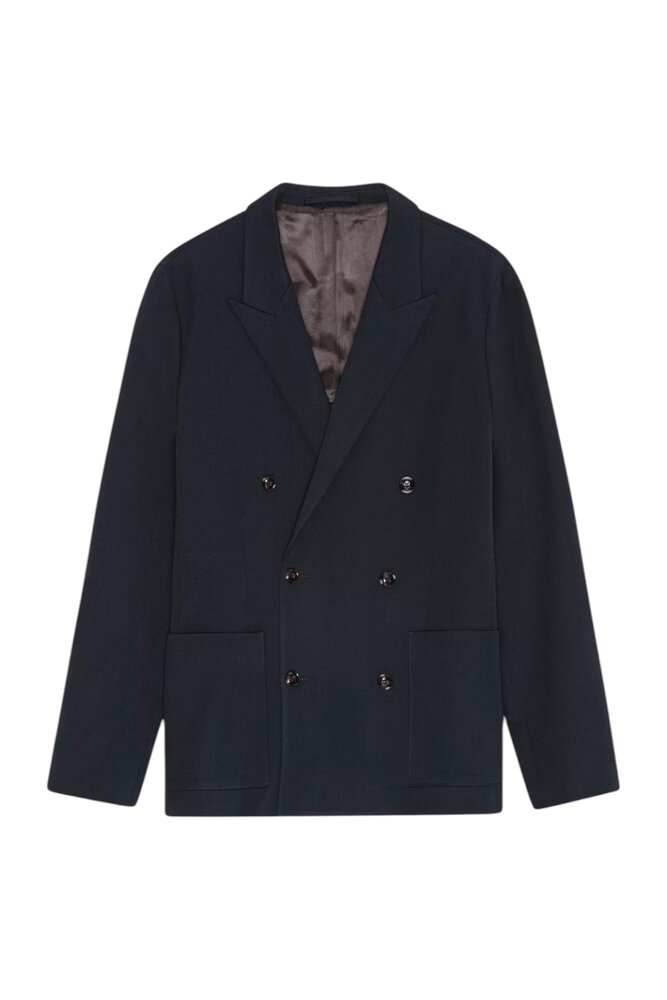 NN.07 JORDIN DOUBLE BREASTED BLAZER MARINE