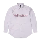 No Problemo NOPROBLEMO STRIPE OXFORD SHIRT RED/WHITE