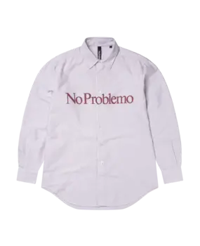 No Problemo NOPROBLEMO STRIPE OXFORD SHIRT RED/WHITE