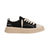 Rhun RHUN TREBLE BLACK CANVAS SNEAKERS