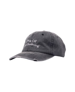 BRAM'S FRUIT DISTRESSED CAP WASHED CHARCOAL