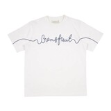 BRAM'S FRUIT GARDEN HOSE CHAIN STITCH T-SHIRT WIT