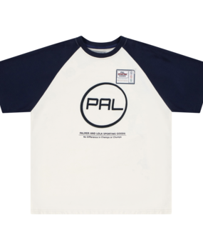 PAL SPORTING GOODS BOX RAGLAN T-SHIRT MARSHMALLOW PAL SPORTING GOODS BOX RAGLAN T-SHIRT MARSHMALLOW