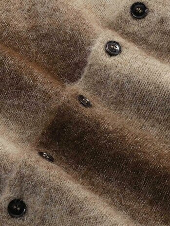 NN07 NN.07 ALFIE CARDIGAN CAMEL STRIPE