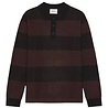 NN07 NN.07 RUGBY POLO PULLOVER BLACK/WINE RED