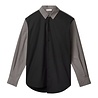 Applied Art Forms APPLIED ART FORMS PM1-5 CONTRAST SHIRT ZWART/GRIJS Applied Art Forms APPLIED ART FORMS PM1-5 CONTRAST SHIRT ZWART/GRIJS