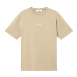 STONE ISLAND COMBED ORGANIC COTTON JERSEY T-SHIRT DESERT
