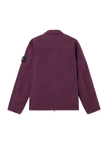 STONE ISLAND SUPIMA COTTON TWILL STRETCH-TC OVERSHIRT AMARANTH STONE ISLAND SUPIMA COTTON TWILL STRETCH-TC OVERSHIRT AMARANTH