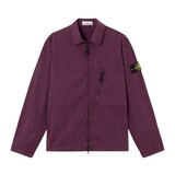 STONE ISLAND SUPIMA COTTON TWILL STRETCH-TC OVERSHIRT AMARANTH