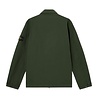 Stone Island STONE ISLAND CANVAS WEAVE COTTON OVERSHIRT JUNIPER