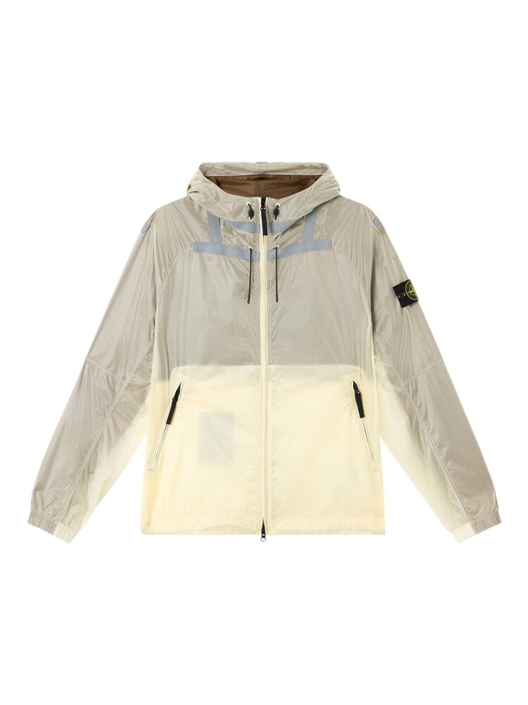 STONE ISLAND RIPSTOP LIGHT HT NYLON JACK IVORY STONE ISLAND RIPSTOP LIGHT HT NYLON JACK IVORY