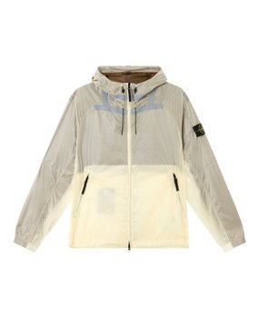 STONE ISLAND RIPSTOP LIGHT HT NYLON JACK IVORY STONE ISLAND RIPSTOP LIGHT HT NYLON JACK IVORY