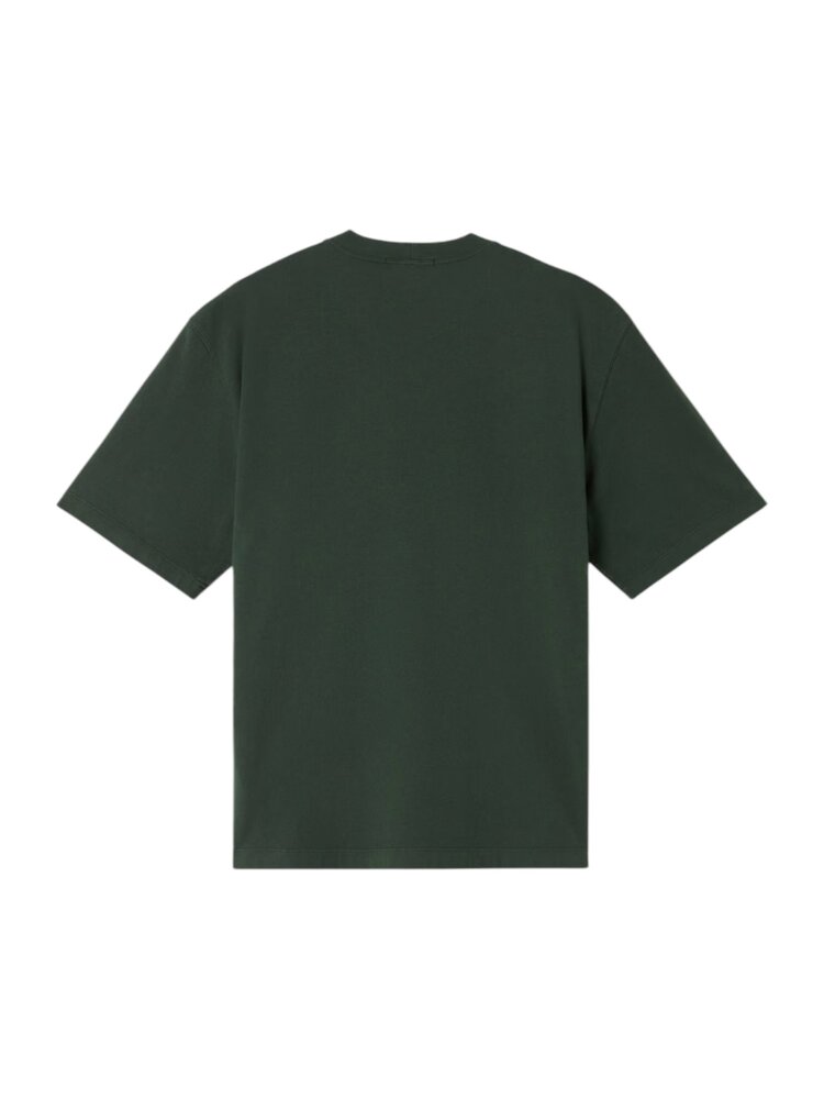 Stone Island STONE ISLAND COMBED ORGANIC COTTON JERSEY T-SHIRT JUNIPER