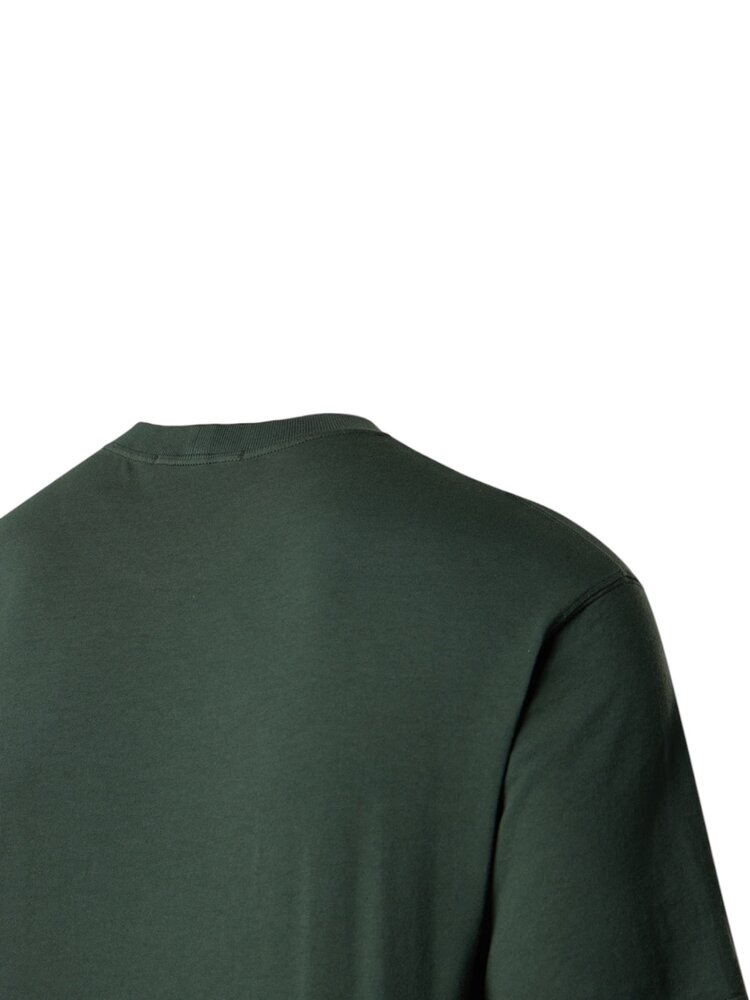 Stone Island STONE ISLAND COMBED ORGANIC COTTON JERSEY T-SHIRT JUNIPER