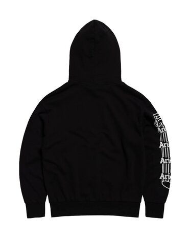 Aries ARIES COLUMN HOODIE ZWART Aries ARIES COLUMN HOODIE ZWART