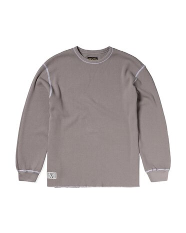 Aries ARIES REVERSIBLE TEMPLE WAFFLE LONGSLEEVE GRIJS Aries ARIES REVERSIBLE TEMPLE WAFFLE LONGSLEEVE GRIJS