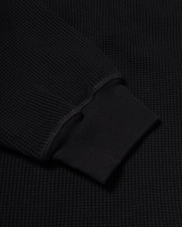 Aries ARIES REVERSIBLE TEMPLE WAFFLE LONGSLEEVE ZWART Aries ARIES REVERSIBLE TEMPLE WAFFLE LONGSLEEVE ZWART