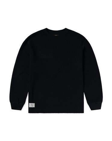 Aries ARIES REVERSIBLE TEMPLE WAFFLE LONGSLEEVE ZWART Aries ARIES REVERSIBLE TEMPLE WAFFLE LONGSLEEVE ZWART