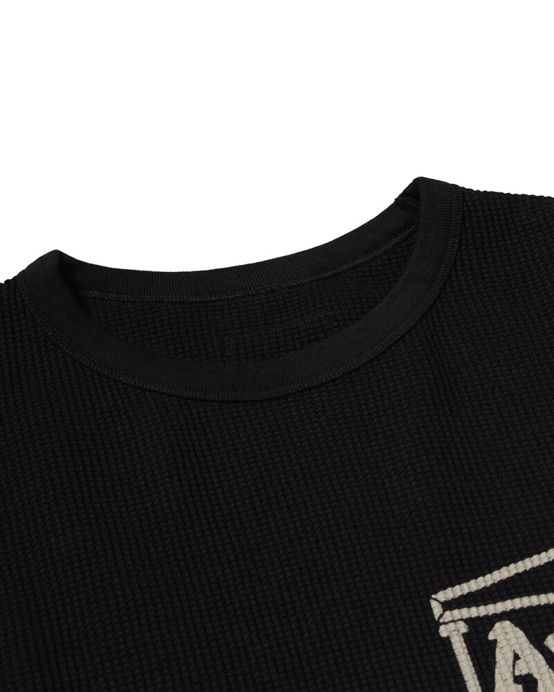 Aries ARIES REVERSIBLE TEMPLE WAFFLE LONGSLEEVE ZWART Aries ARIES REVERSIBLE TEMPLE WAFFLE LONGSLEEVE ZWART