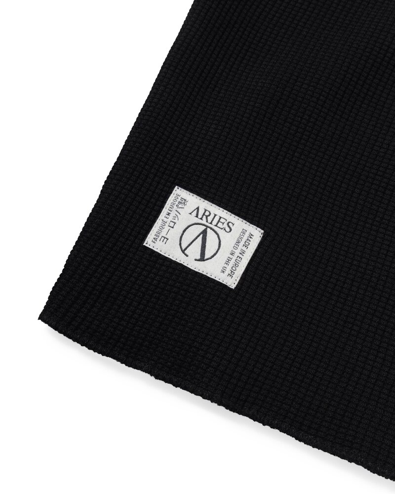 Aries ARIES REVERSIBLE TEMPLE WAFFLE LONGSLEEVE ZWART Aries ARIES REVERSIBLE TEMPLE WAFFLE LONGSLEEVE ZWART