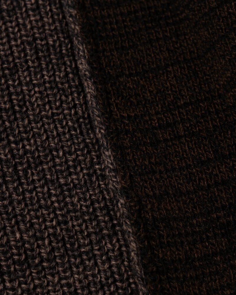 Aries ARIES BI-COLOUR FISHERMAN SWEATER BRUIN Aries ARIES BI-COLOUR FISHERMAN SWEATER BRUIN
