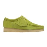 CLARKS WALLABEE LIME SUEDE