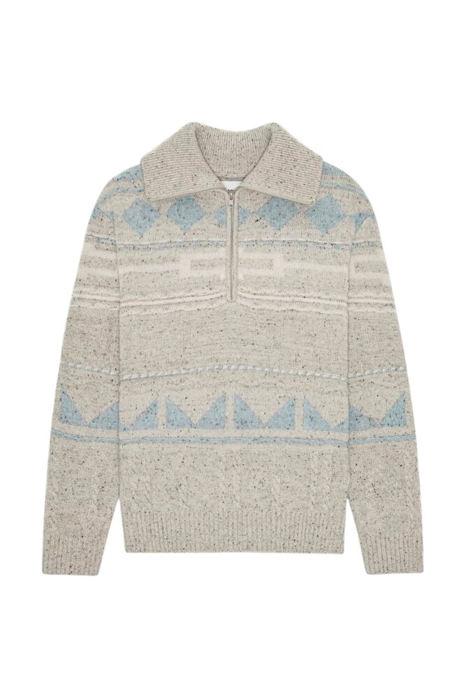 NN07 NN.07 WILLIAM PULLOVER ECRU MULTICOLOUR