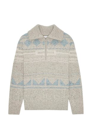 NN.07 WILLIAM PULLOVER ECRU MULTICOLOUR NN.07 WILLIAM PULLOVER ECRU MULTICOLOUR