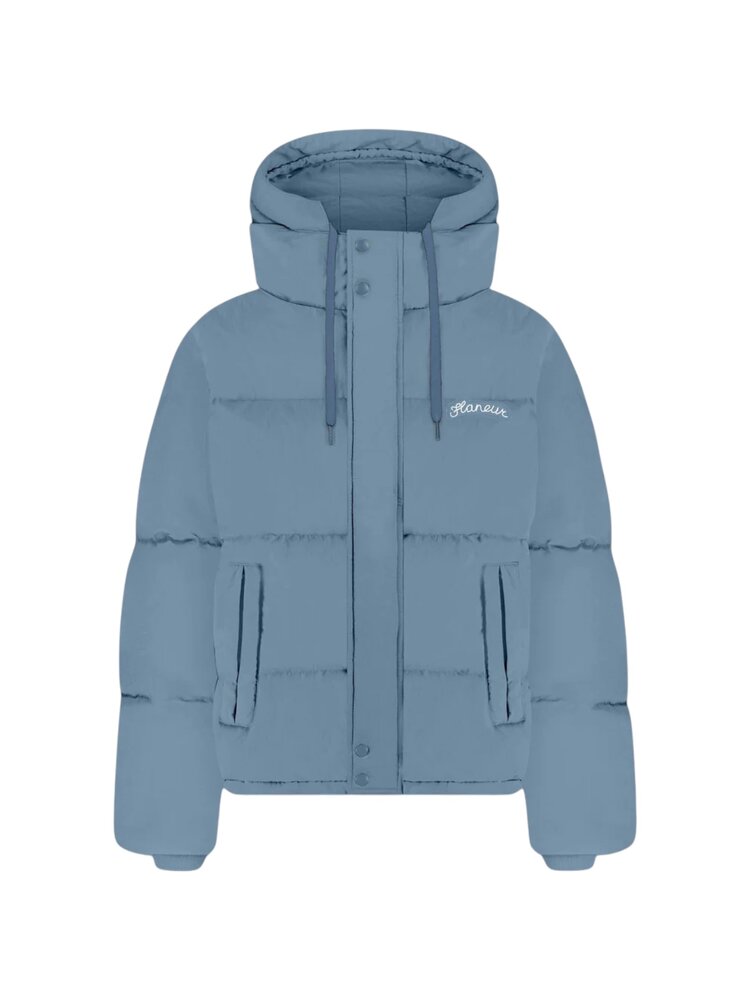 FLÂNEUR SIGNATURE PUFFER JACK LIGHT BLUE