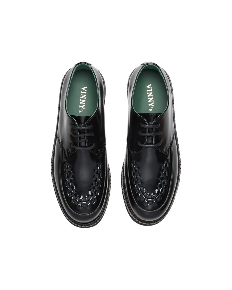 VINNY'S BOAT CREEPER SHOE ZWART