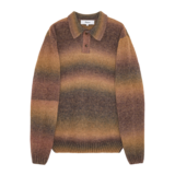 PALMES ALPACA KNIT POLO PULLOVER MULTICOLOUR