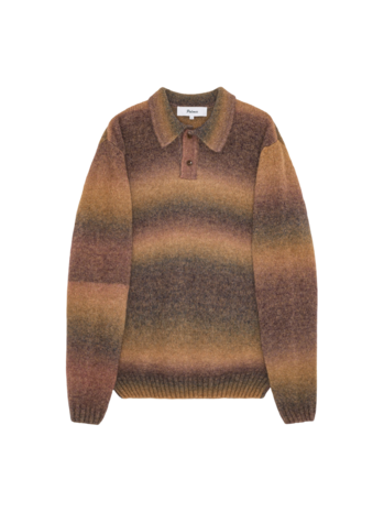 Palmes PALMES TENNIS SOCIETY ALPACA LS KNIT POLO PULLOVER MULTICOLOUR Palmes PALMES TENNIS SOCIETY ALPACA LS KNIT POLO PULLOVER MULTICOLOUR
