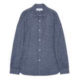 PALMES COTTON MOULINE SHIRT BLAUW