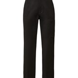 C.P. COMPANY WOOL GABARDINE REGULAR CARGO PANTS ZWART