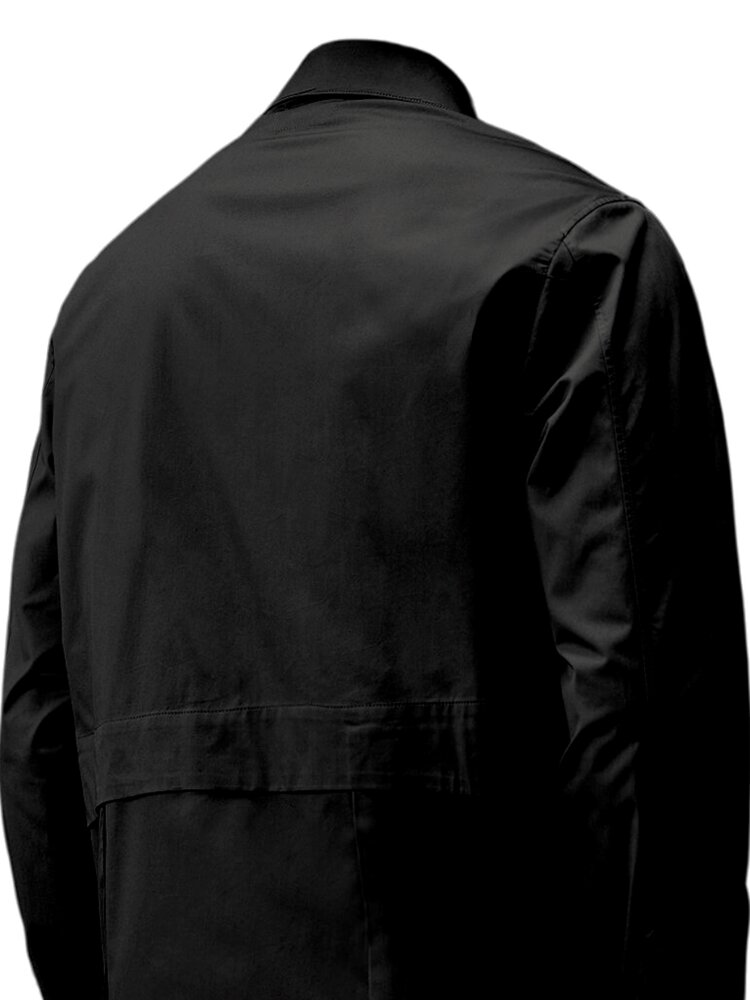 C.P. Company C.P. COMPANY METROPOLIS SERIES GABARDINE OVERSHIRT ZWART