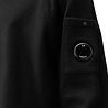 C.P. COMPANY MERINO WOOL FELTED CREWNECK PULLOVER ZWART C.P. COMPANY MERINO WOOL FELTED CREWNECK PULLOVER ZWART