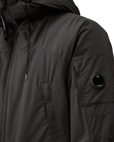 C.P. COMPANY PRO-TEK HOODED PADDED JACK ANTRACIET