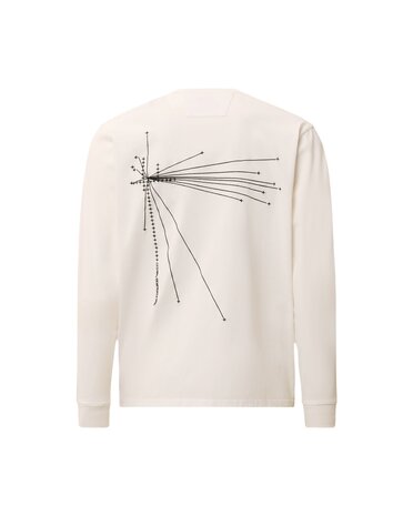 C.P. COMPANY METROPOLIS SERIES MERCERIZED JERSEY LONGSLEEVE WIT