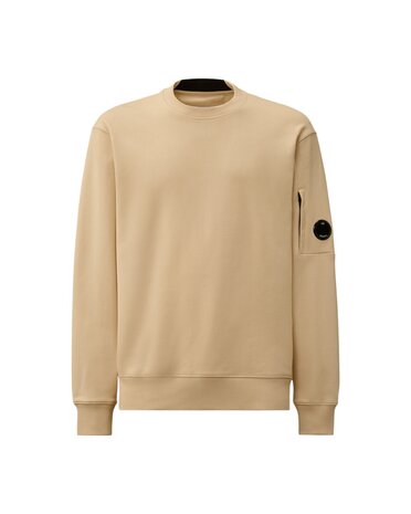 C.P. COMPANY DIAGONAL RAISED FLEECE SWEATER PISTACHIO SHELL