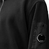 C.P. COMPANY BRUSHED EMERIZED DIAGONAL FLEECE HALF-ZIP DONKERGROEN/GRIJS C.P. COMPANY BRUSHED EMERIZED DIAGONAL FLEECE HALF-ZIP DONKERGROEN/GRIJS