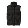 C.P. COMPANY ECO-CHROME R MIXED HOODED BODYWARMER ZWART C.P. COMPANY ECO-CHROME R MIXED HOODED BODYWARMER ZWART