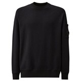 C.P. COMPANY MERINO WOOL FELTED PULLOVER MARINE