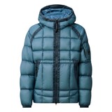 C.P. COMPANY D.D. SHELL HOODED DOWN PUFFER JACK BLAUW