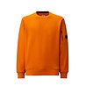C.P. COMPANY DIAGONAL RAISED FLEECE CREWNECK SWEATER ORANJE C.P. COMPANY DIAGONAL RAISED FLEECE CREWNECK SWEATER ORANJE