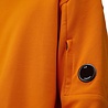 C.P. COMPANY DIAGONAL RAISED FLEECE CREWNECK SWEATER ORANJE C.P. COMPANY DIAGONAL RAISED FLEECE CREWNECK SWEATER ORANJE
